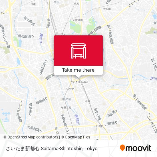 さいたま新都心 Saitama-Shintoshin map