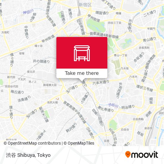 渋谷 Shibuya map