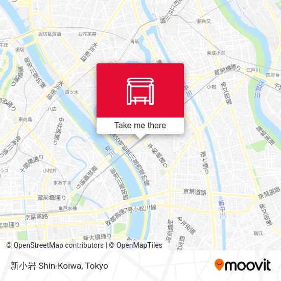 新小岩 Shin-Koiwa map