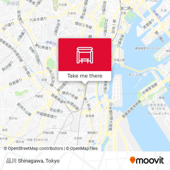 品川 Shinagawa map