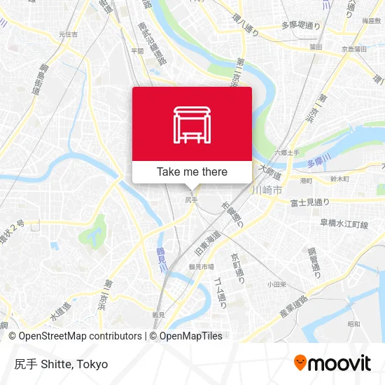 尻手 Shitte map