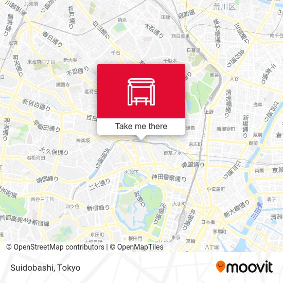 Suidobashi map