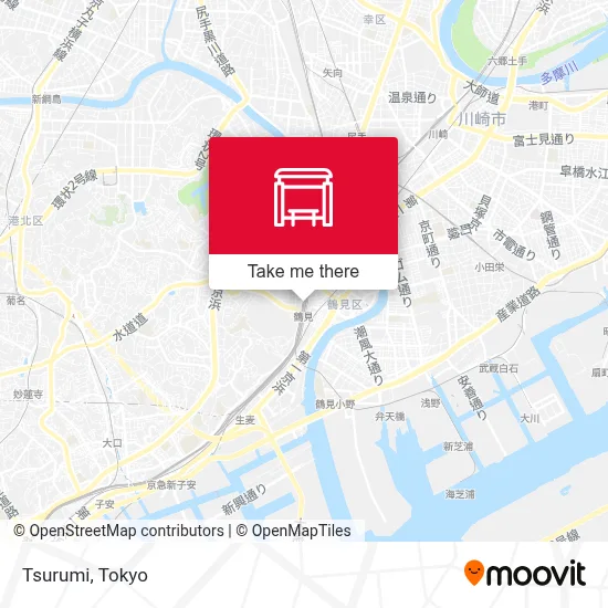 Tsurumi map