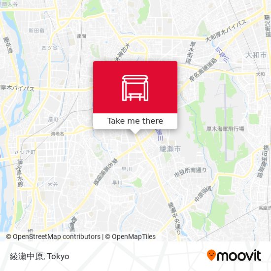 綾瀬中原 map