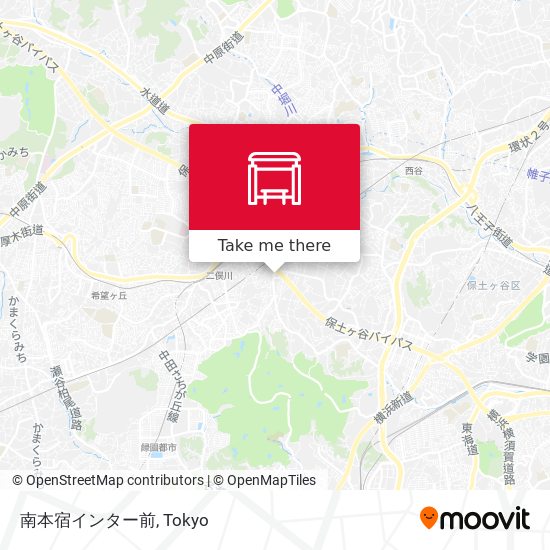 南本宿インター前 map