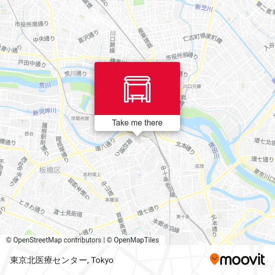 東京北医療センター map