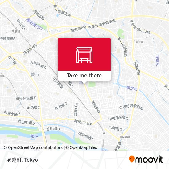 塚越町 map