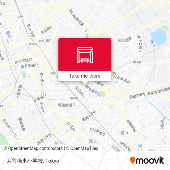 大谷場東小学校 map