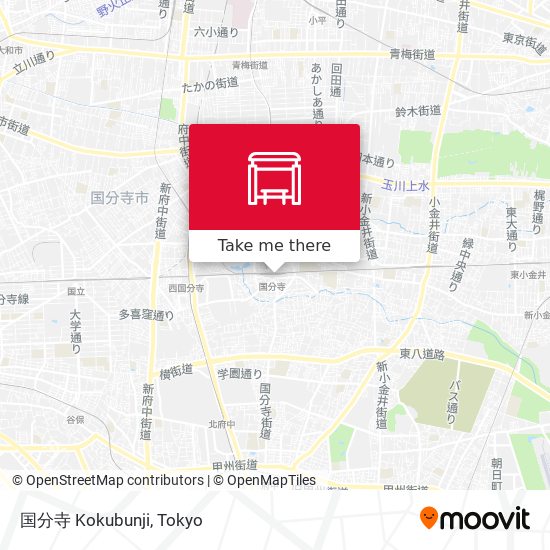 国分寺 Kokubunji map