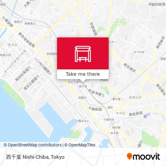 西千葉 Nishi-Chiba map