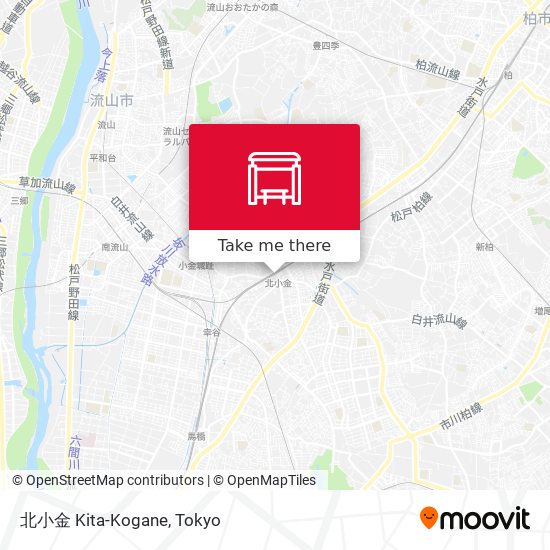 北小金 Kita-Kogane map