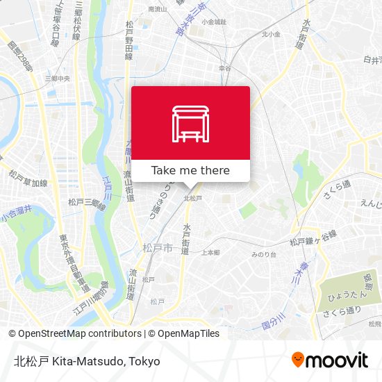 北松戸 Kita-Matsudo map