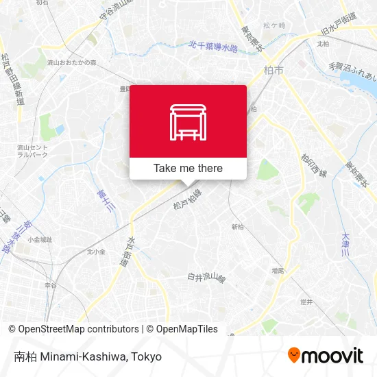 南柏 Minami-Kashiwa map