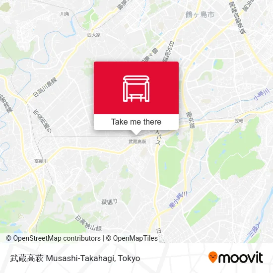 武蔵高萩 Musashi-Takahagi map
