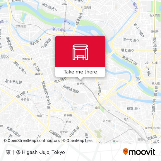 東十条 Higashi-Jujo map