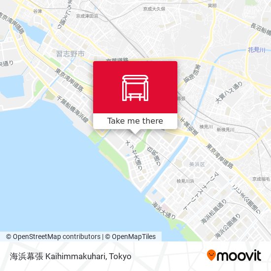海浜幕張 Kaihimmakuhari map