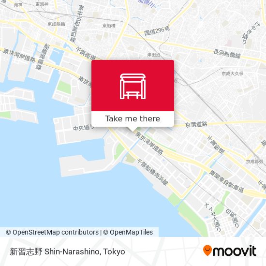 新習志野 Shin-Narashino map