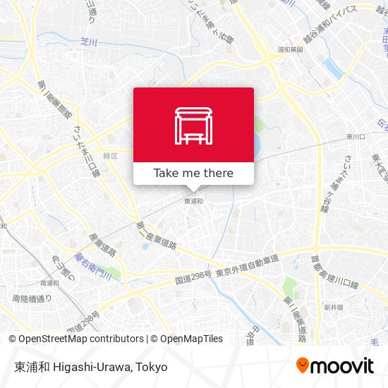 東浦和 Higashi-Urawa map