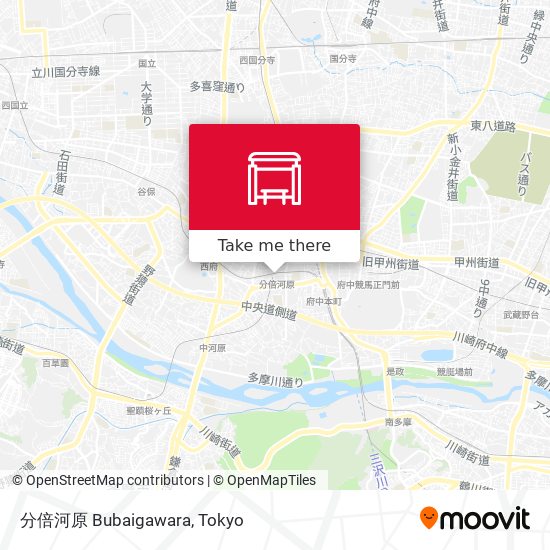 分倍河原 Bubaigawara map