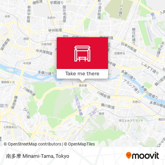 南多摩 Minami-Tama map