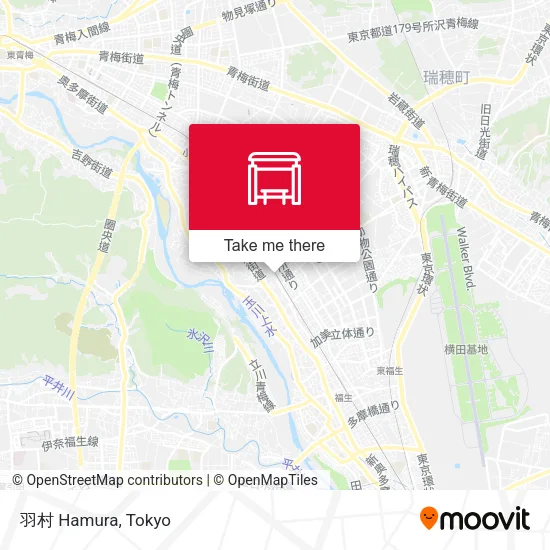 羽村 Hamura map