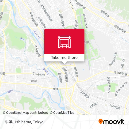 牛浜 Ushihama map