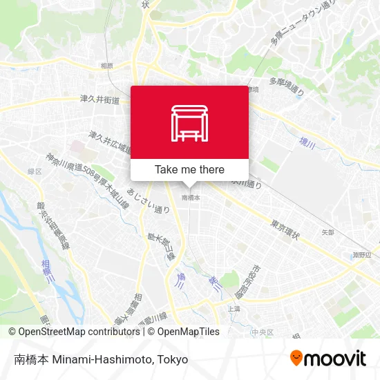 南橋本 Minami-Hashimoto map