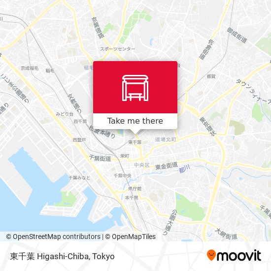 東千葉 Higashi-Chiba map