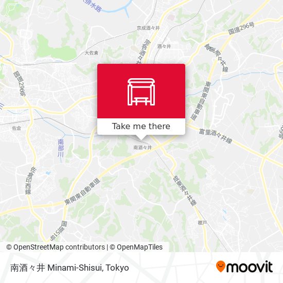南酒々井 Minami-Shisui map