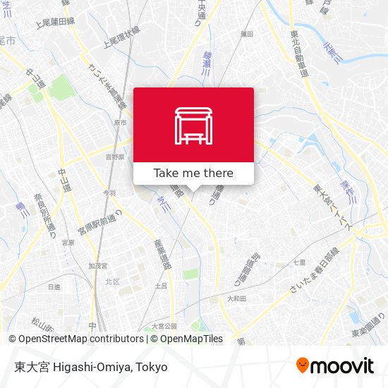 東大宮 Higashi-Omiya map