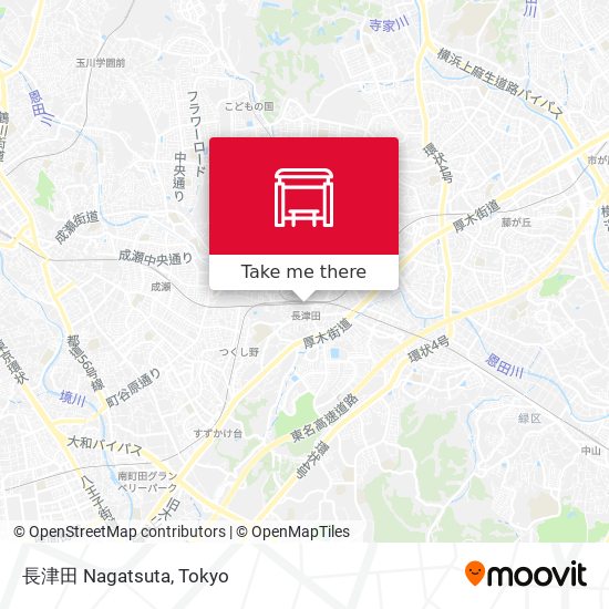 長津田 Nagatsuta map