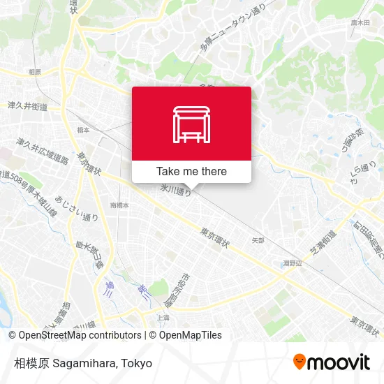 相模原 Sagamihara map