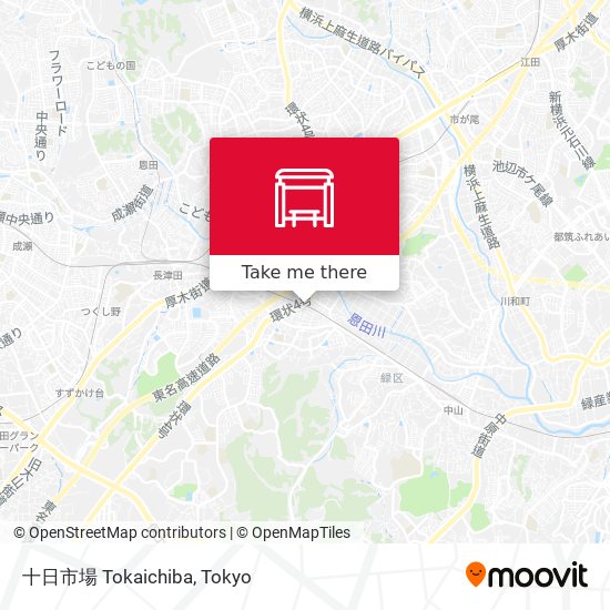十日市場 Tokaichiba map