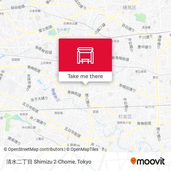 清水二丁目 Shimizu 2-Chome map