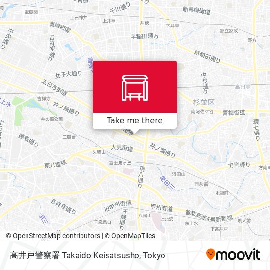 高井戸警察署 Takaido Keisatsusho map