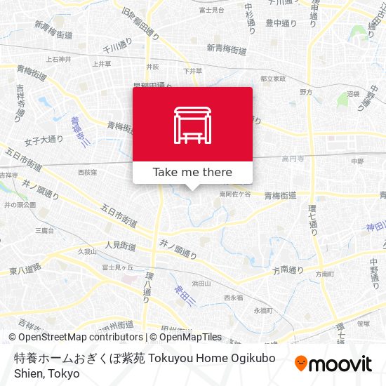 特養ホームおぎくぼ紫苑 Tokuyou Home Ogikubo Shien map