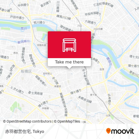 赤羽都営住宅 map