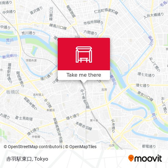 赤羽駅東口 map