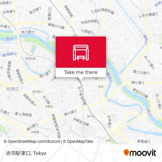 赤羽駅東口 map