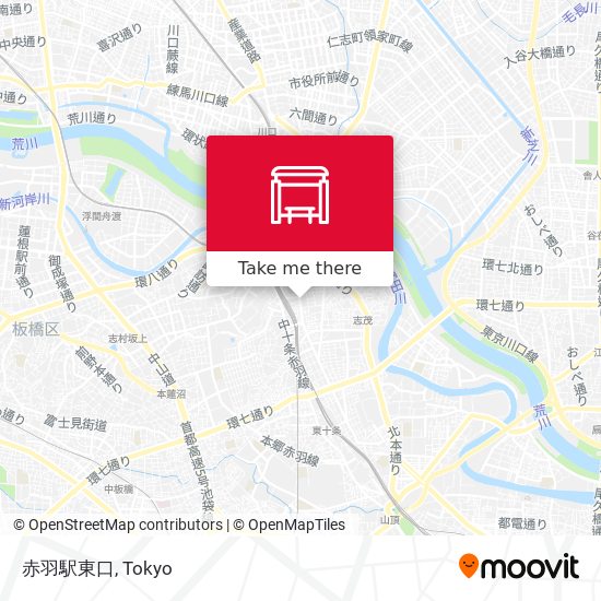 赤羽駅東口 map