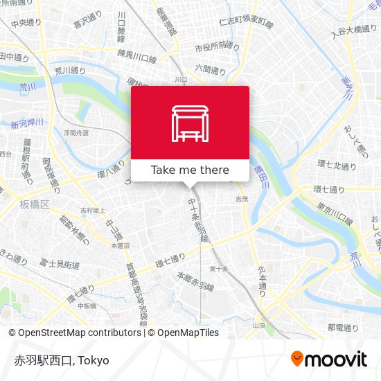 赤羽駅西口 map