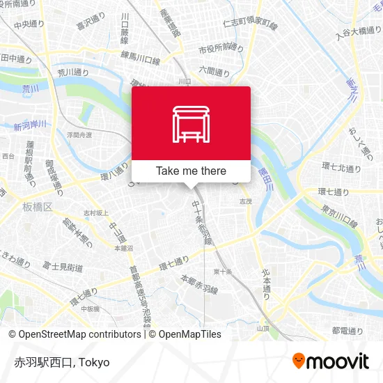 赤羽駅西口 map