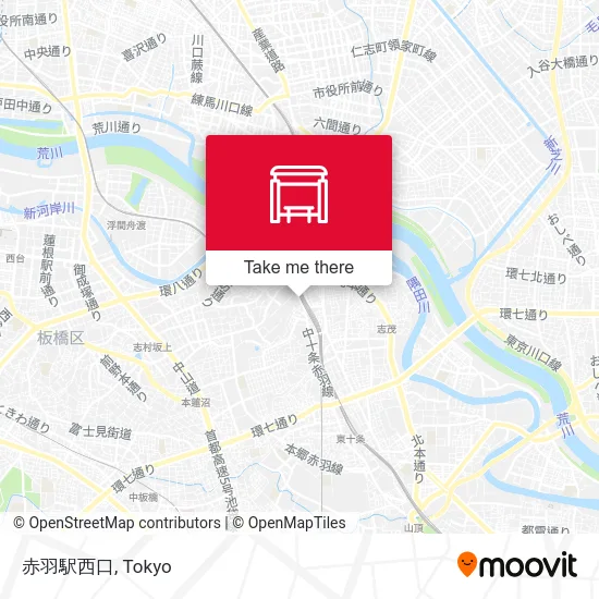赤羽駅西口 map