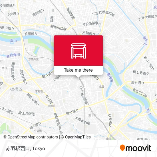 赤羽駅西口 map