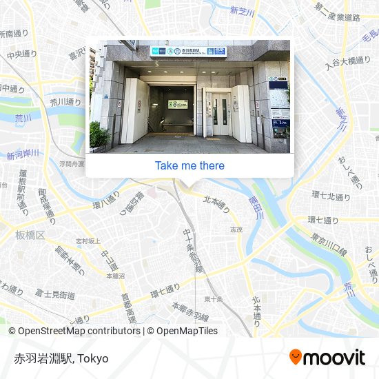 赤羽岩淵駅 map