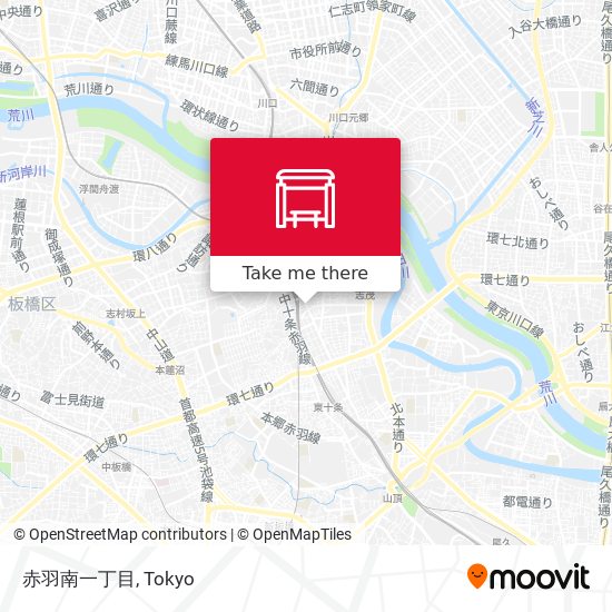 赤羽南一丁目 map