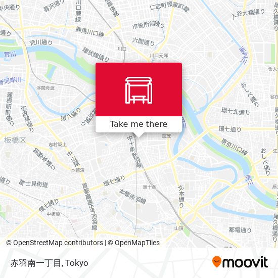 赤羽南一丁目 map