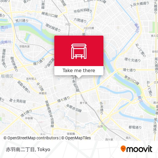 赤羽南二丁目 map