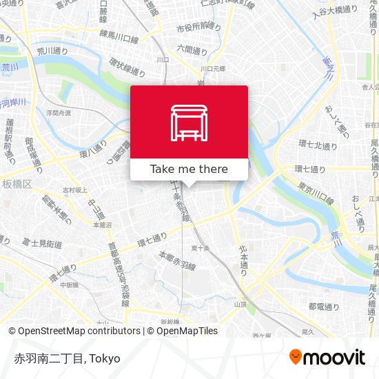 赤羽南二丁目 map
