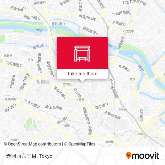 赤羽西六丁目 map